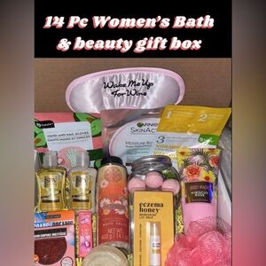 14 Pc Women’s body & bath spa gift set Box holiday birthday thinking of you #01